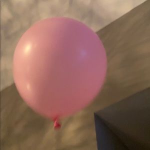A pink balloon